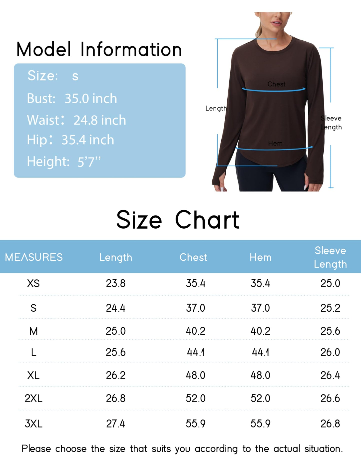 THE GYM PEOPLE Women's Long Sleeve Workout Shirts Athletic Crewneck Hiking Tops with Thumb Hole