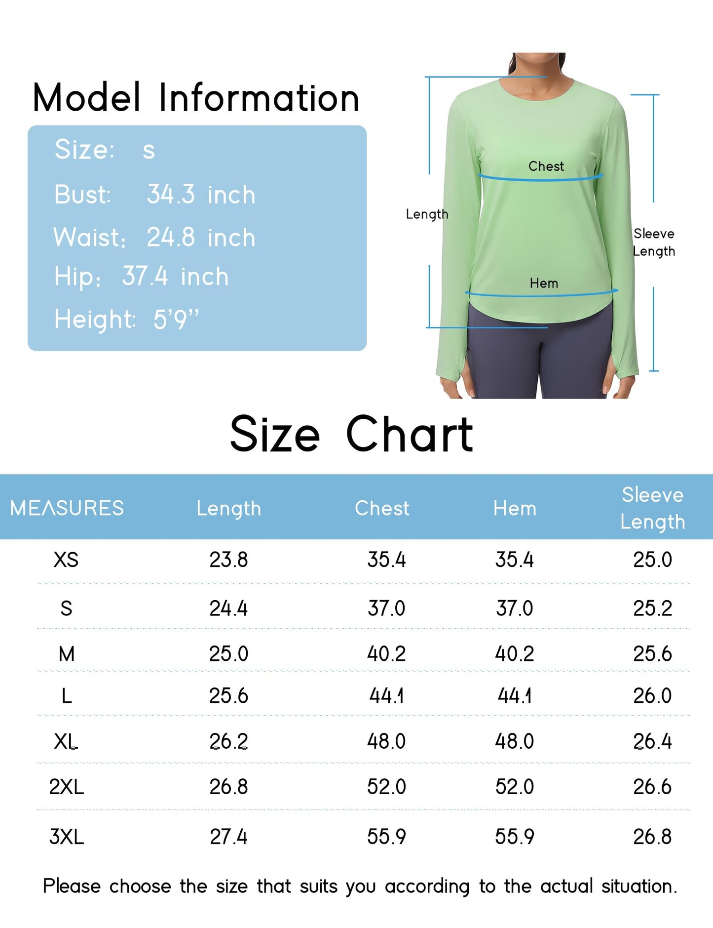 THE GYM PEOPLE Women's Long Sleeve Workout Shirts Athletic Crewneck Hiking Tops with Thumb Hole