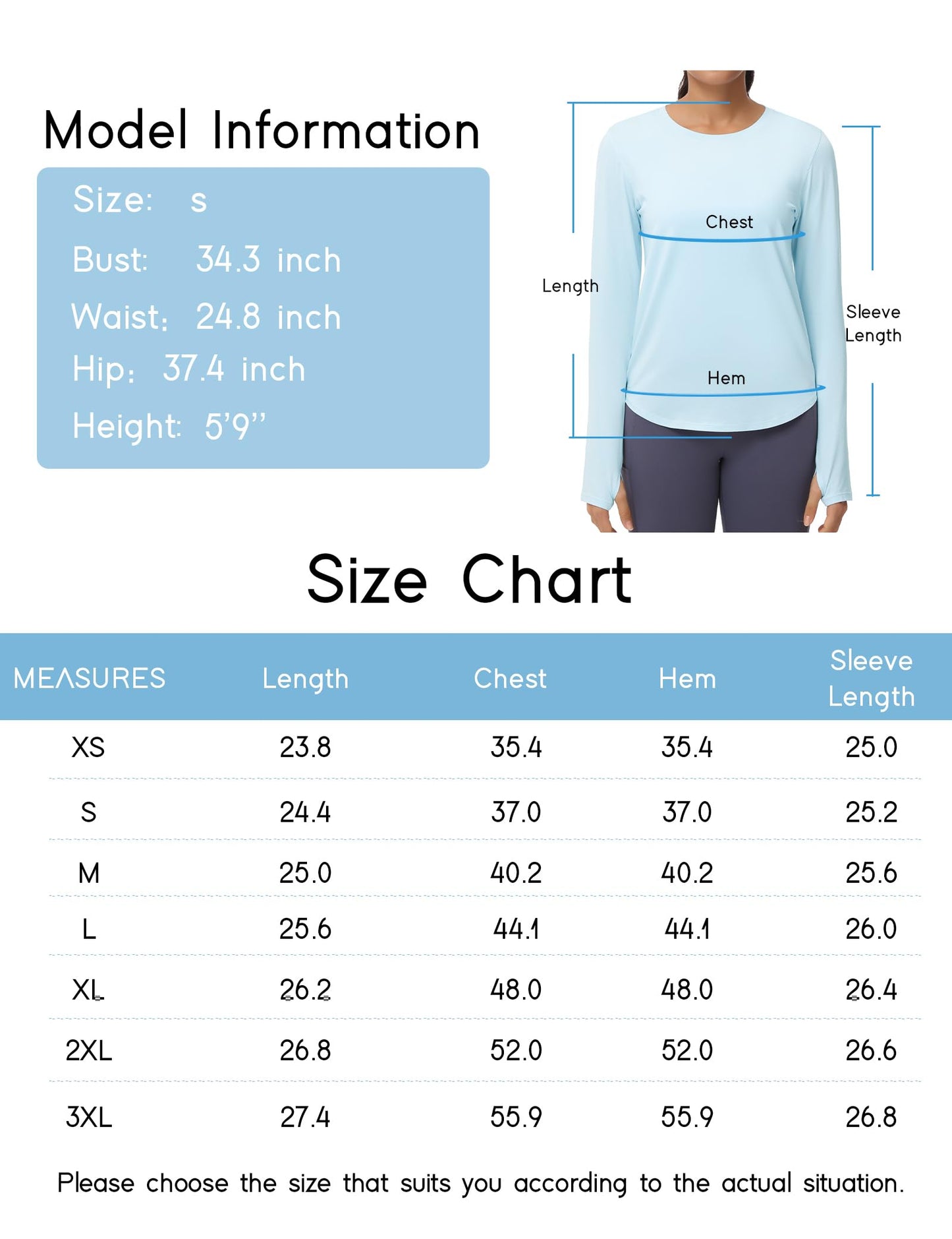 THE GYM PEOPLE Women's Long Sleeve Workout Shirts Athletic Crewneck Hiking Tops with Thumb Hole