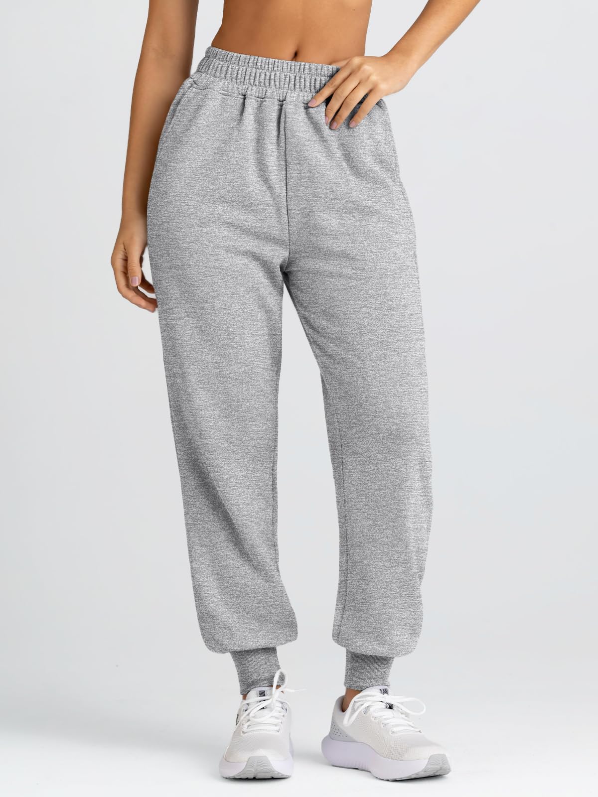 Yovela Sweatpants Women Baggy High Waisted Sweat Pants Fall Clothes Casual Joggers Y2k Aesthetic Warm Trousers with Pockets