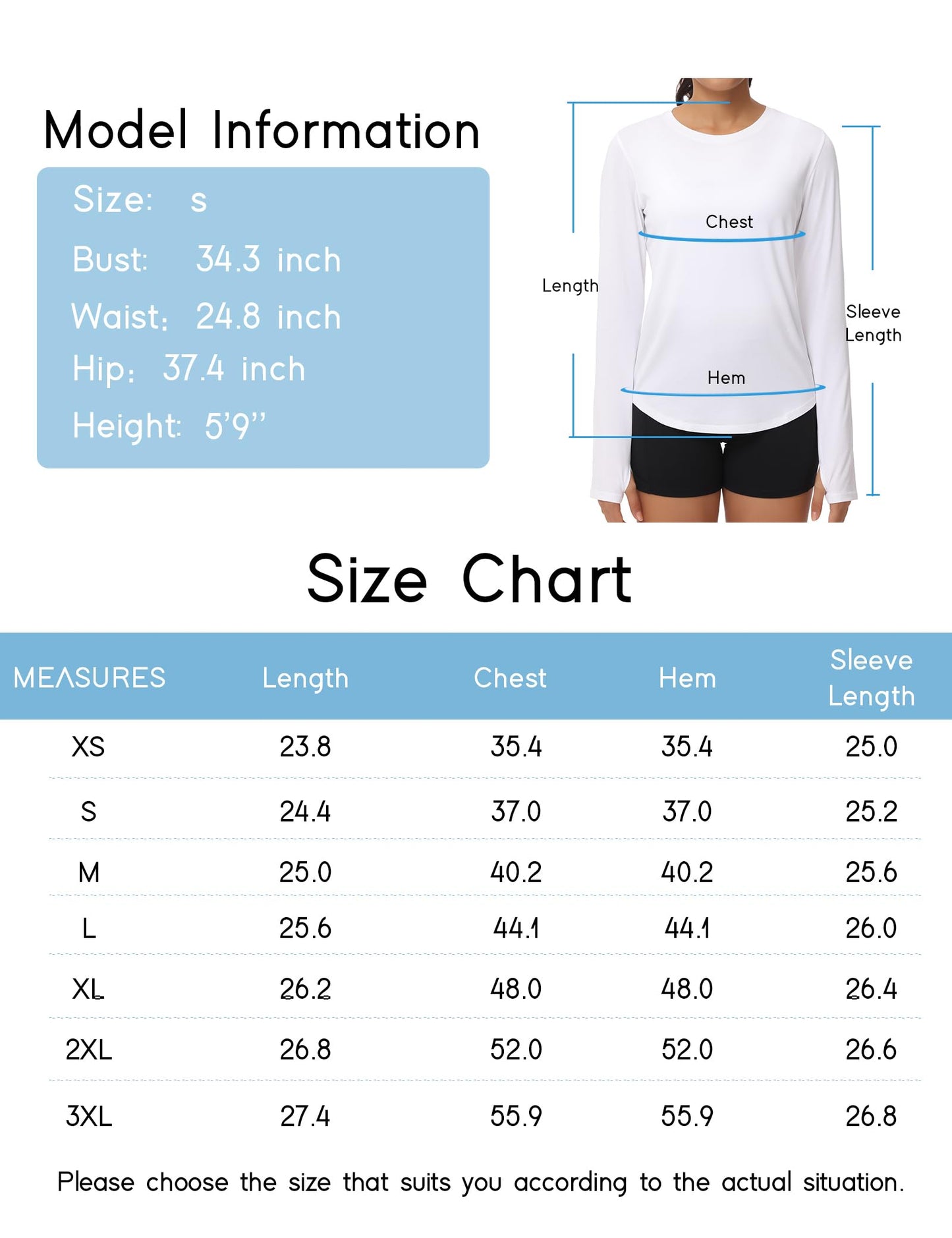 THE GYM PEOPLE Women's Long Sleeve Workout Shirts Athletic Crewneck Hiking Tops with Thumb Hole