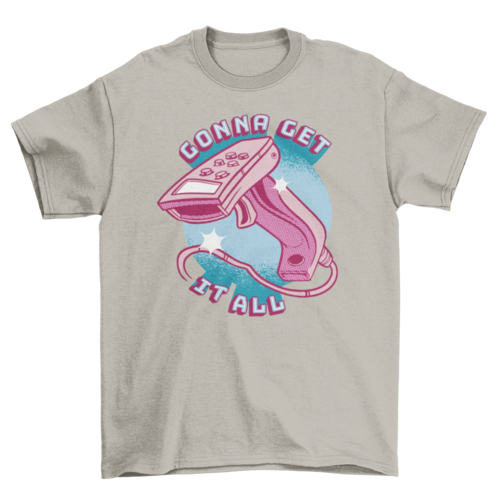 Cool get it all shopping t-shirt